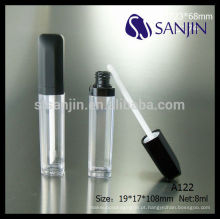 Sanjin 2014 novo produto vazio 8ml labial gloss tubo simples lábio brilho embalagem